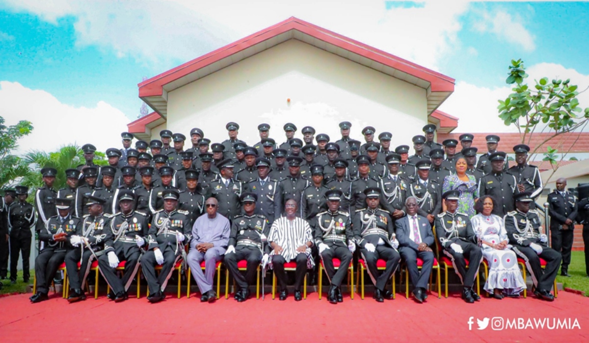 Govt Pledges More Support To Ghana Police Service, As 308 Are Commissioned As Senior Officers