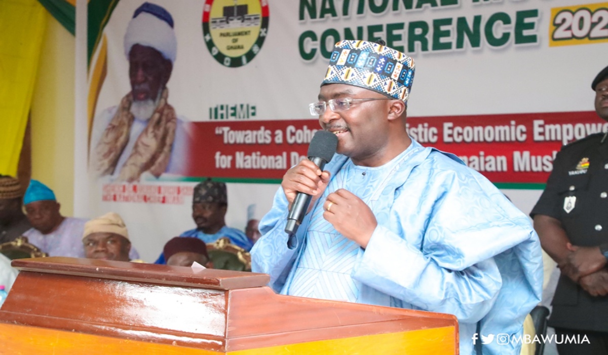 Join Forces With Other Faith-Based Groups To Preserve Our National Unity For Collective Development -VP Bawumia Urges Muslim Conference