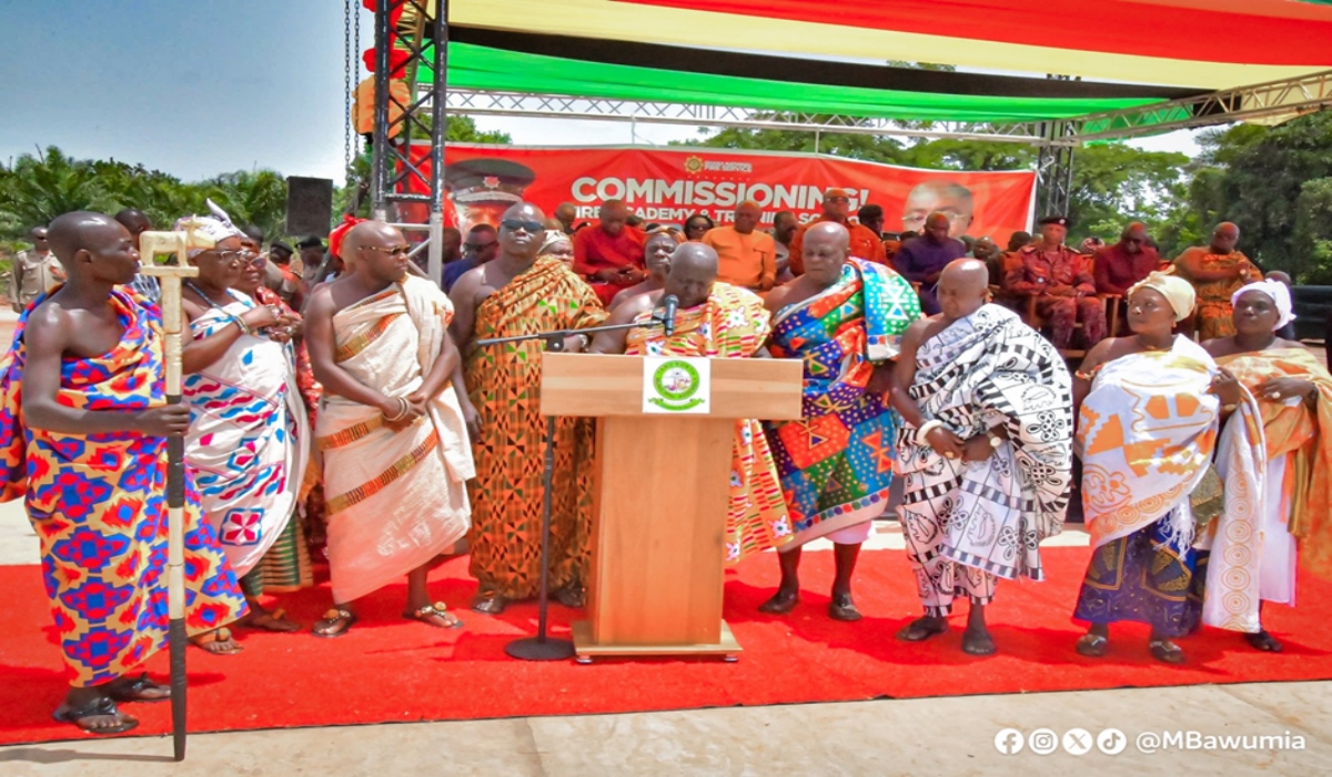 Duayaw Nkwanta Traditional Council Commends NPP Gov't  For Making Fire Service Training School Dream Possible